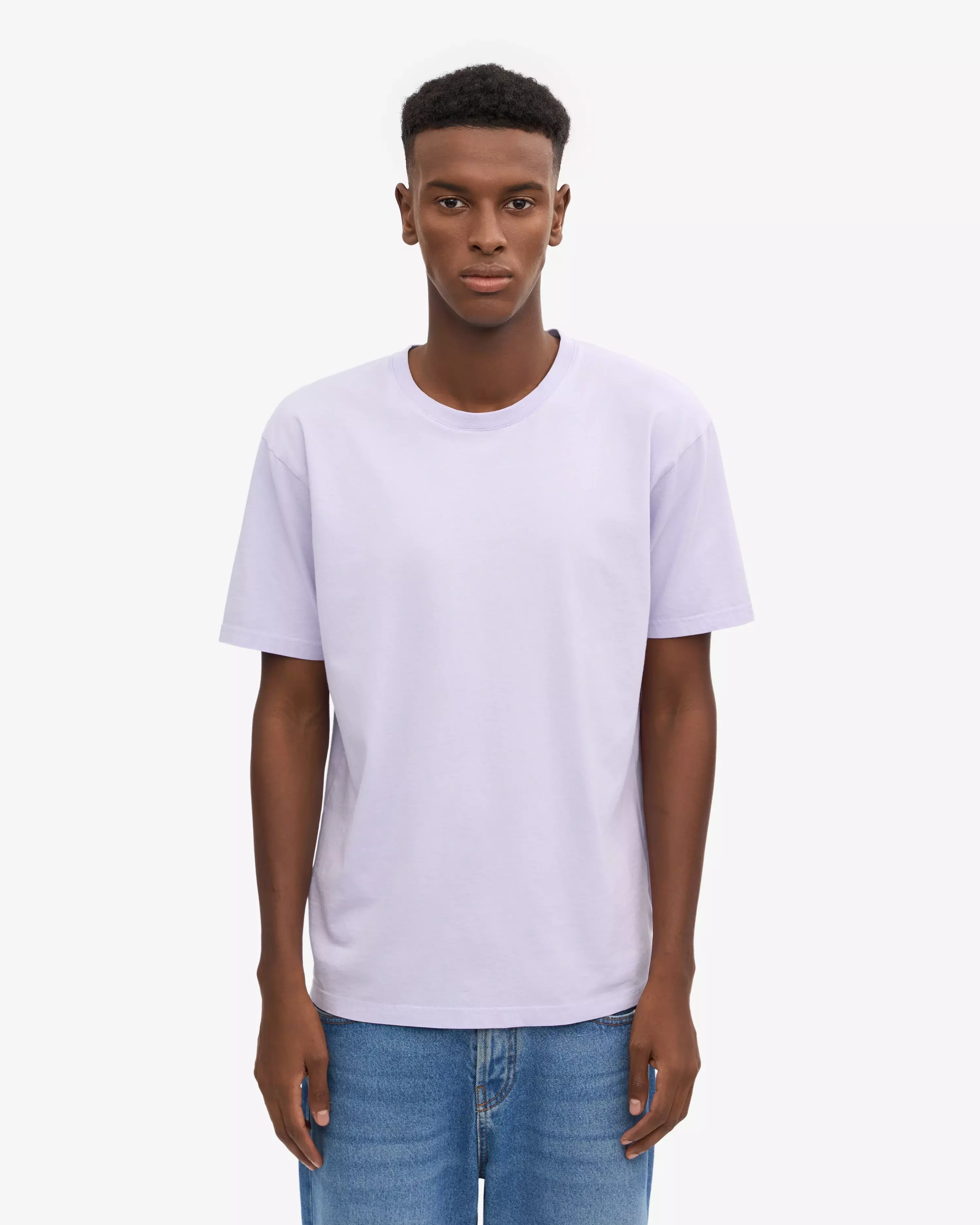 Colorful Standard Soft Lavender Organic T-Shirt Herren helllila